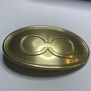 Coach Gold Oval Belt Buckle